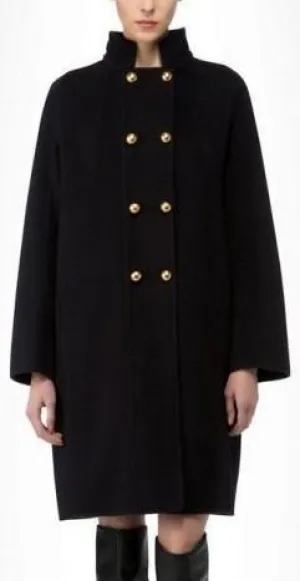 Black Wool Pea Coat