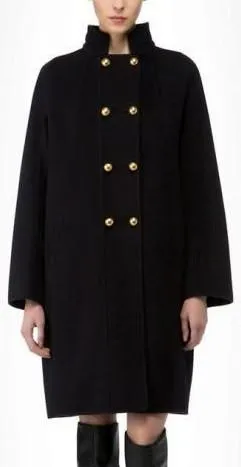 Black Wool Pea Coat