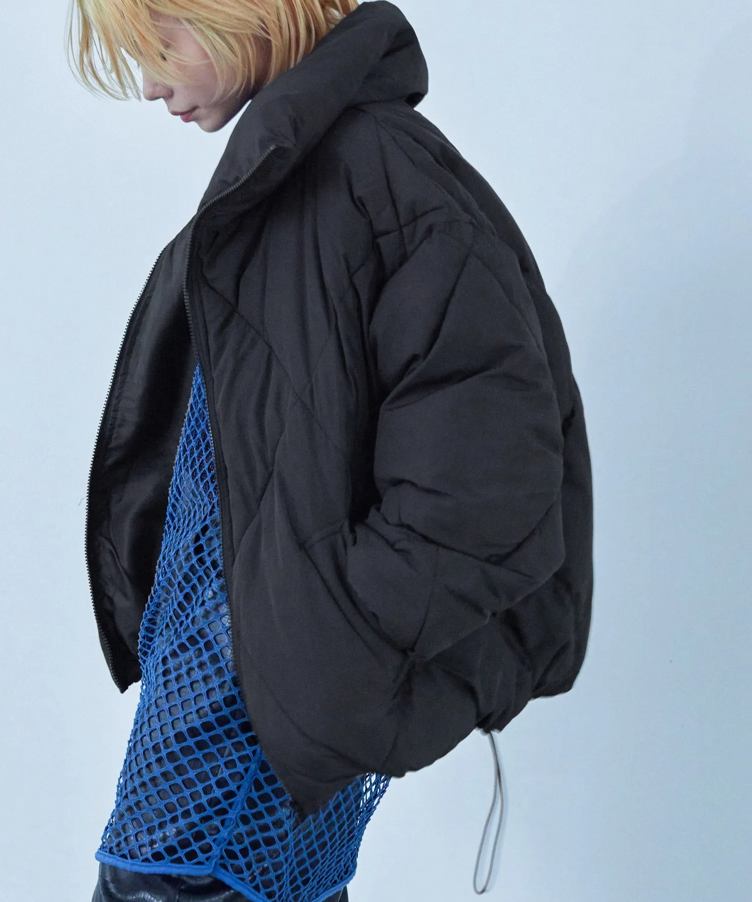 Diamond Pattern Quilting Down Jacket