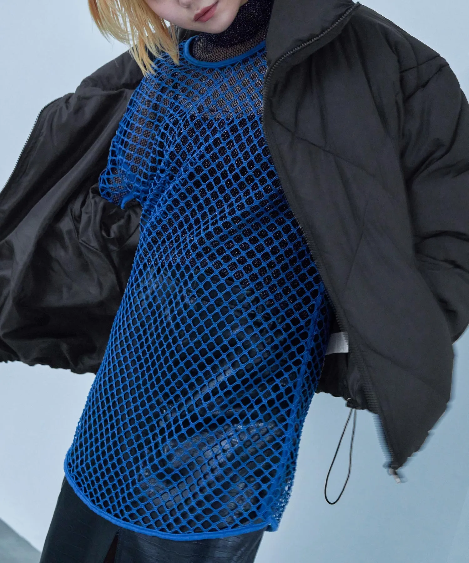 Diamond Pattern Quilting Down Jacket