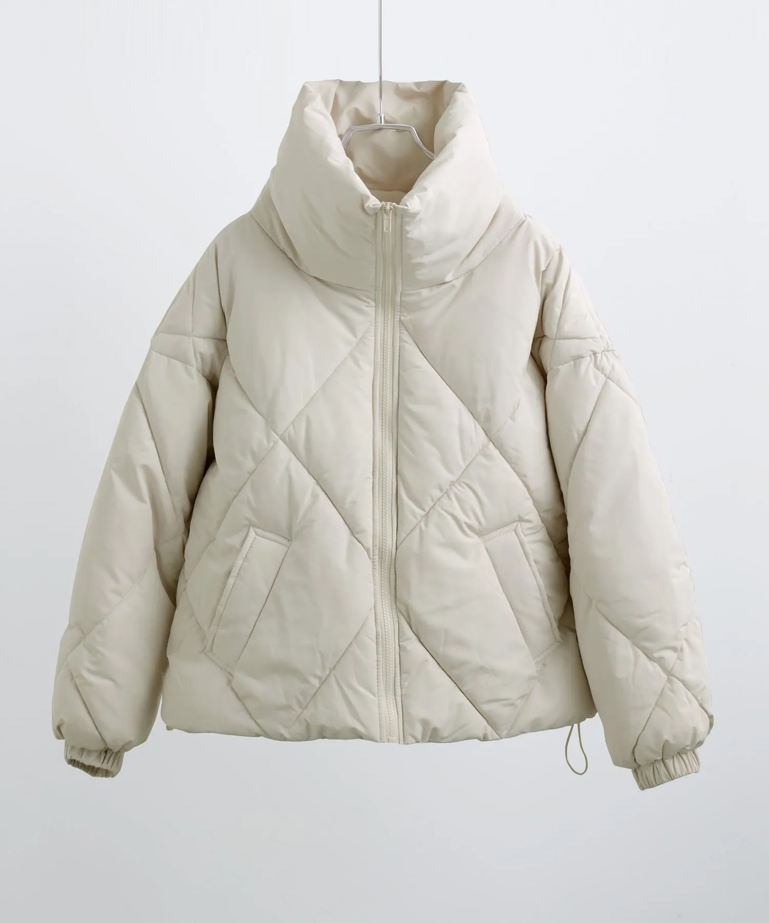 Diamond Pattern Quilting Down Jacket