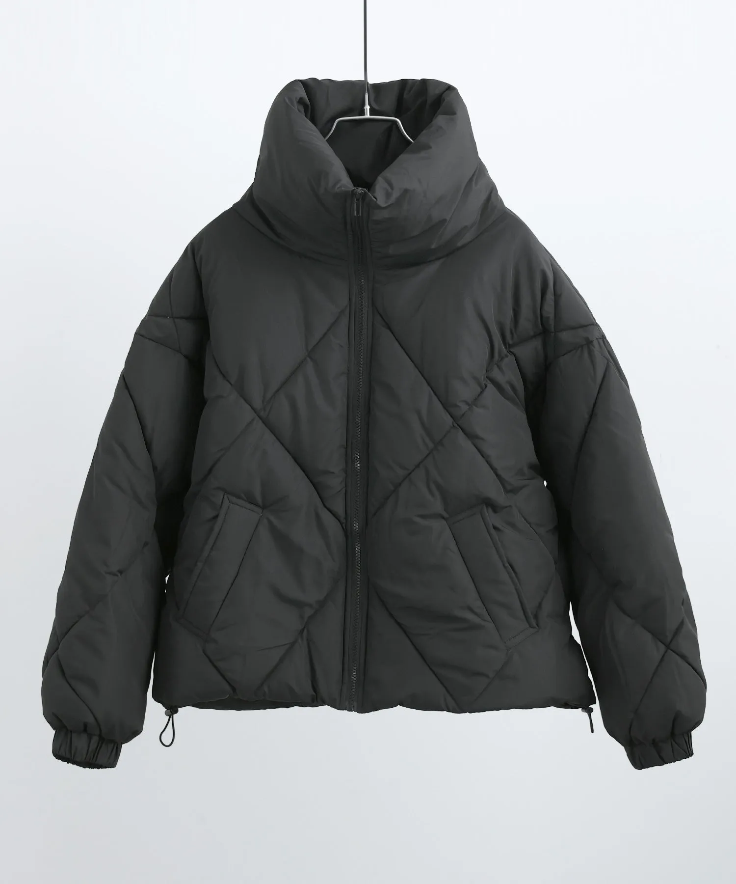 Diamond Pattern Quilting Down Jacket