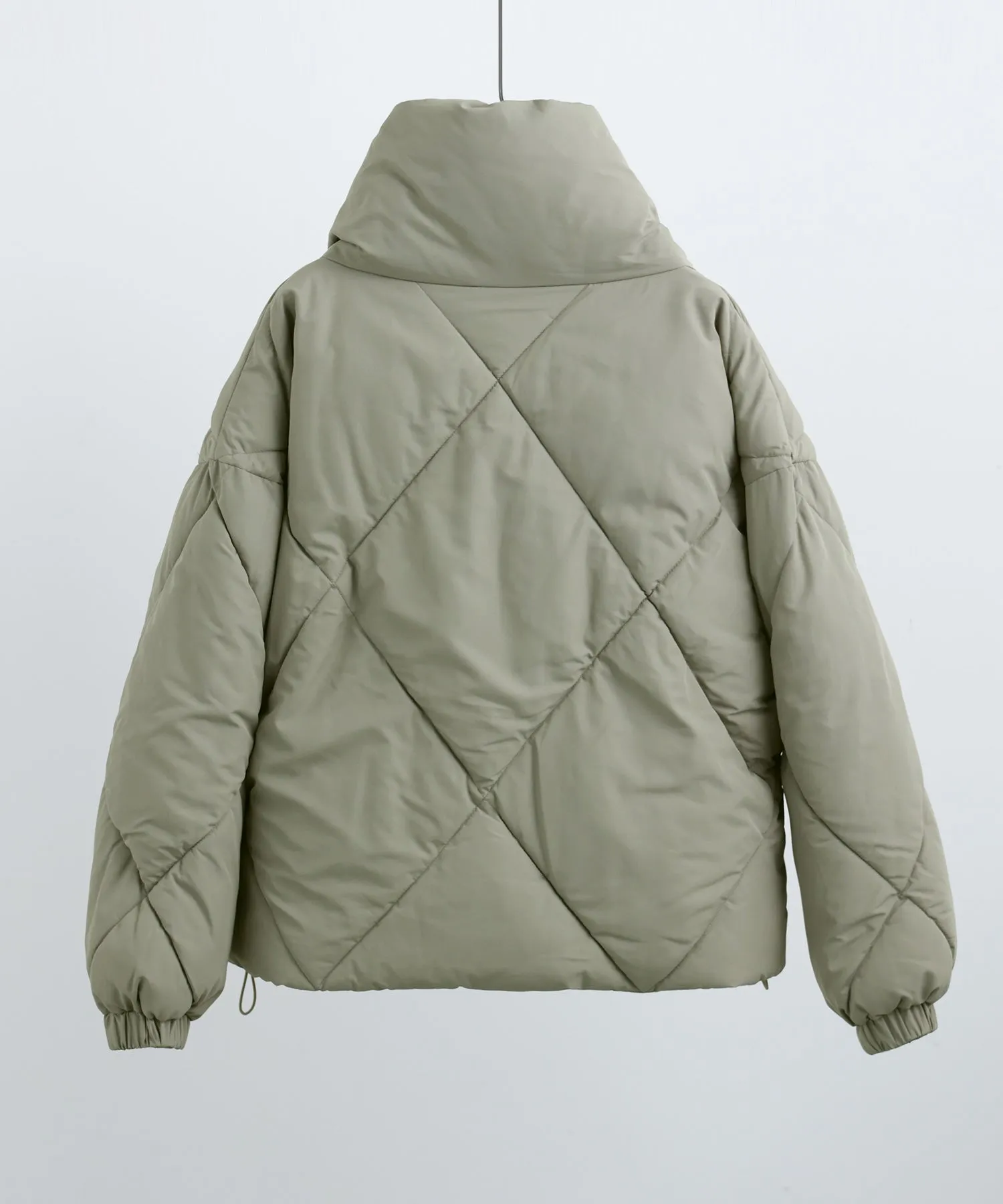 Diamond Pattern Quilting Down Jacket