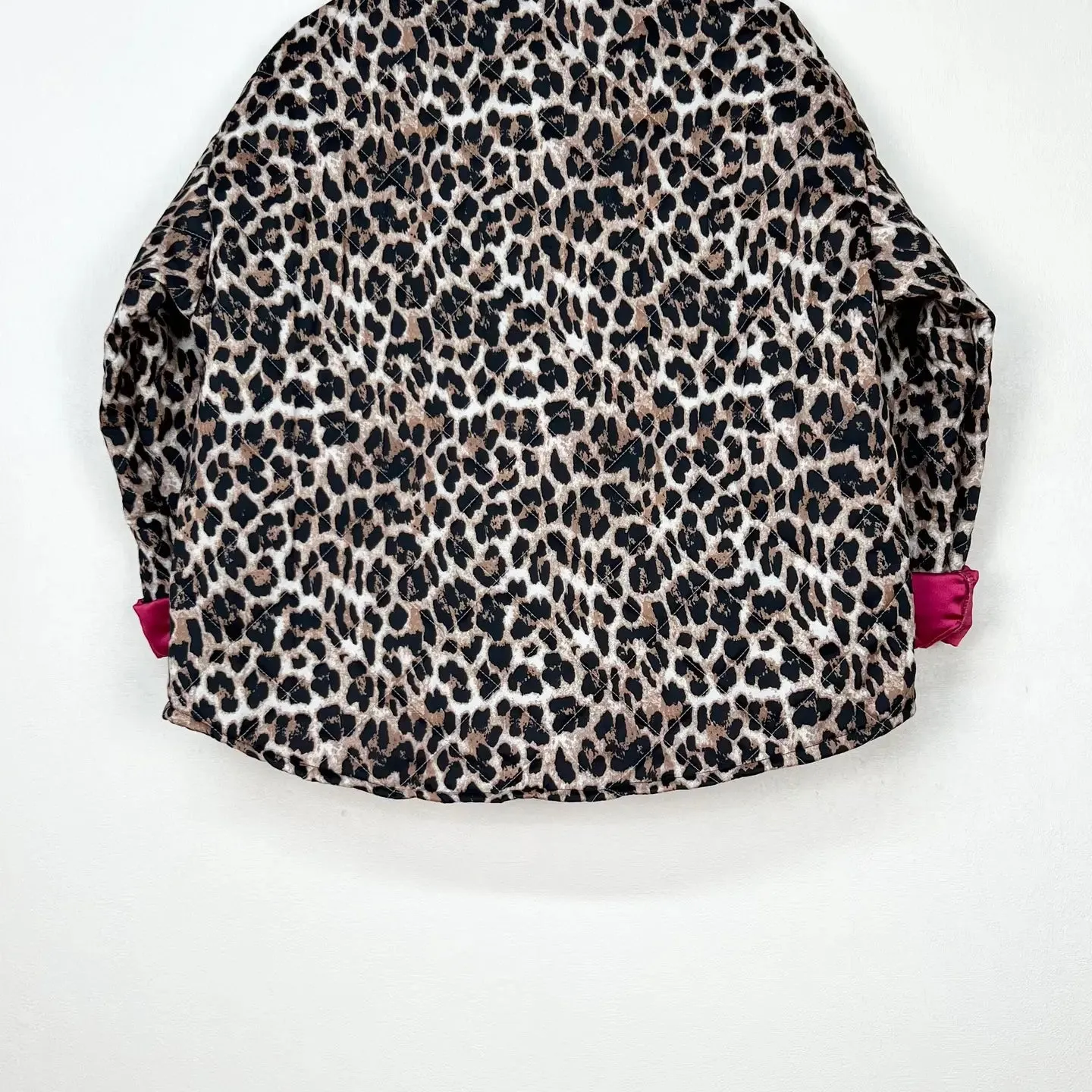 Leopard pattern coats, with colored background