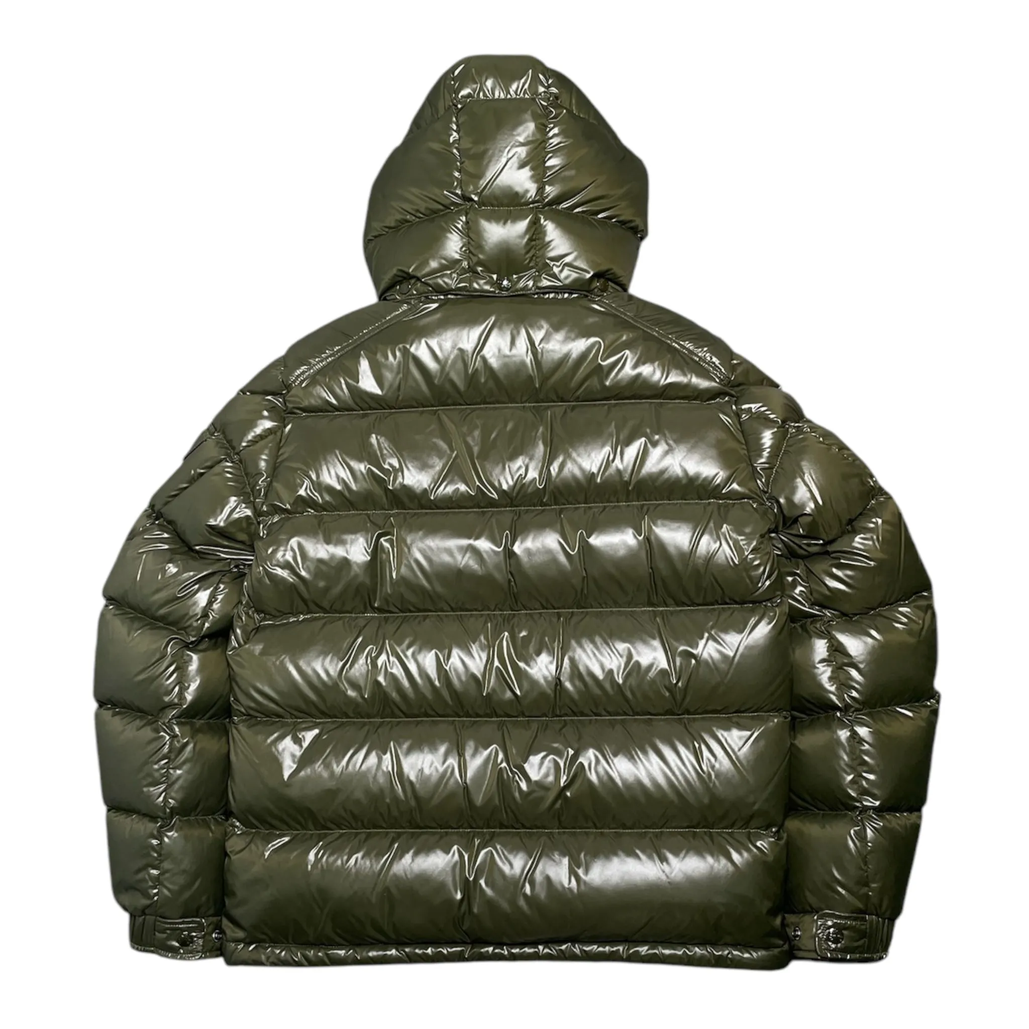 Moncler Maya Short Down Jacket Olive Green
