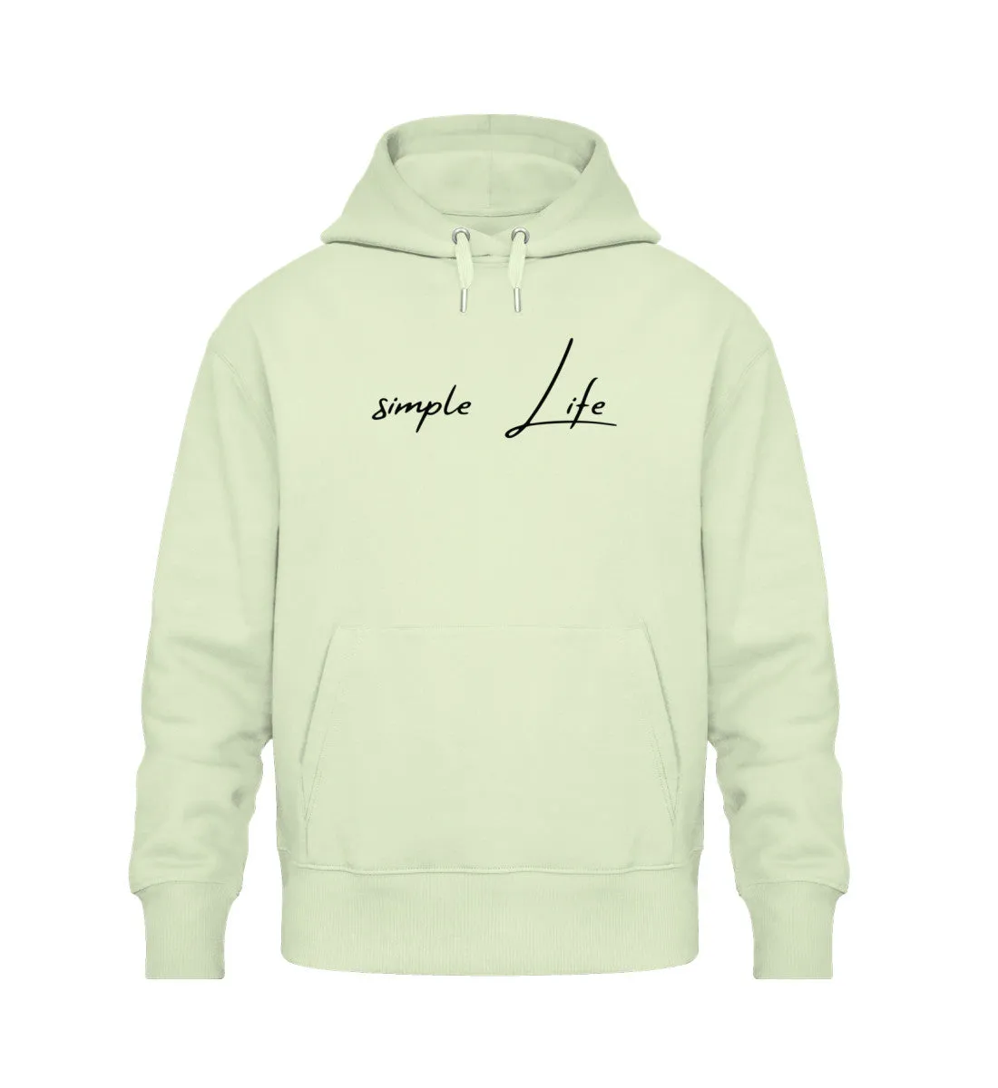 Oversized Hoodie Herren - simple life