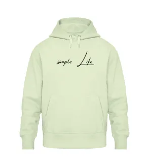 Oversized Hoodie Herren - simple life