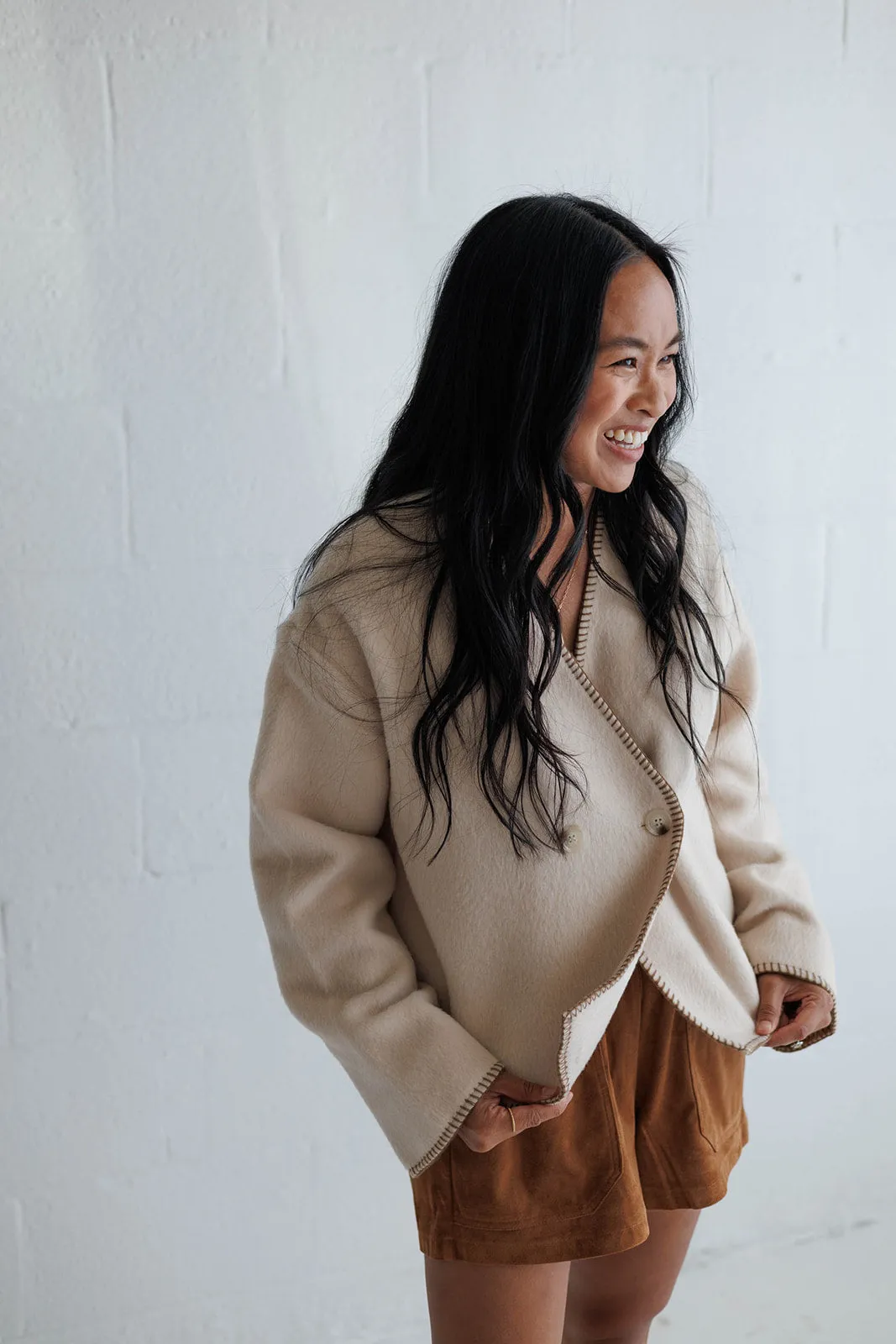 Prestige Contrast Stitch Jacket