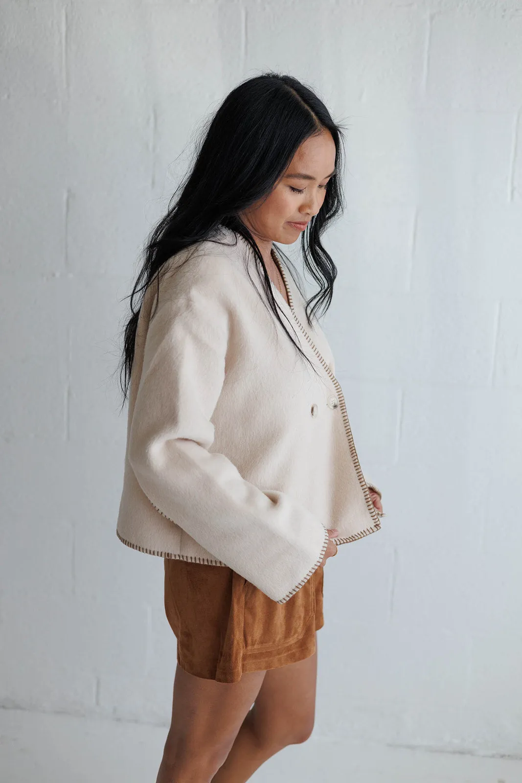 Prestige Contrast Stitch Jacket