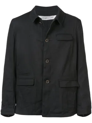 Woven Button Down Jacket