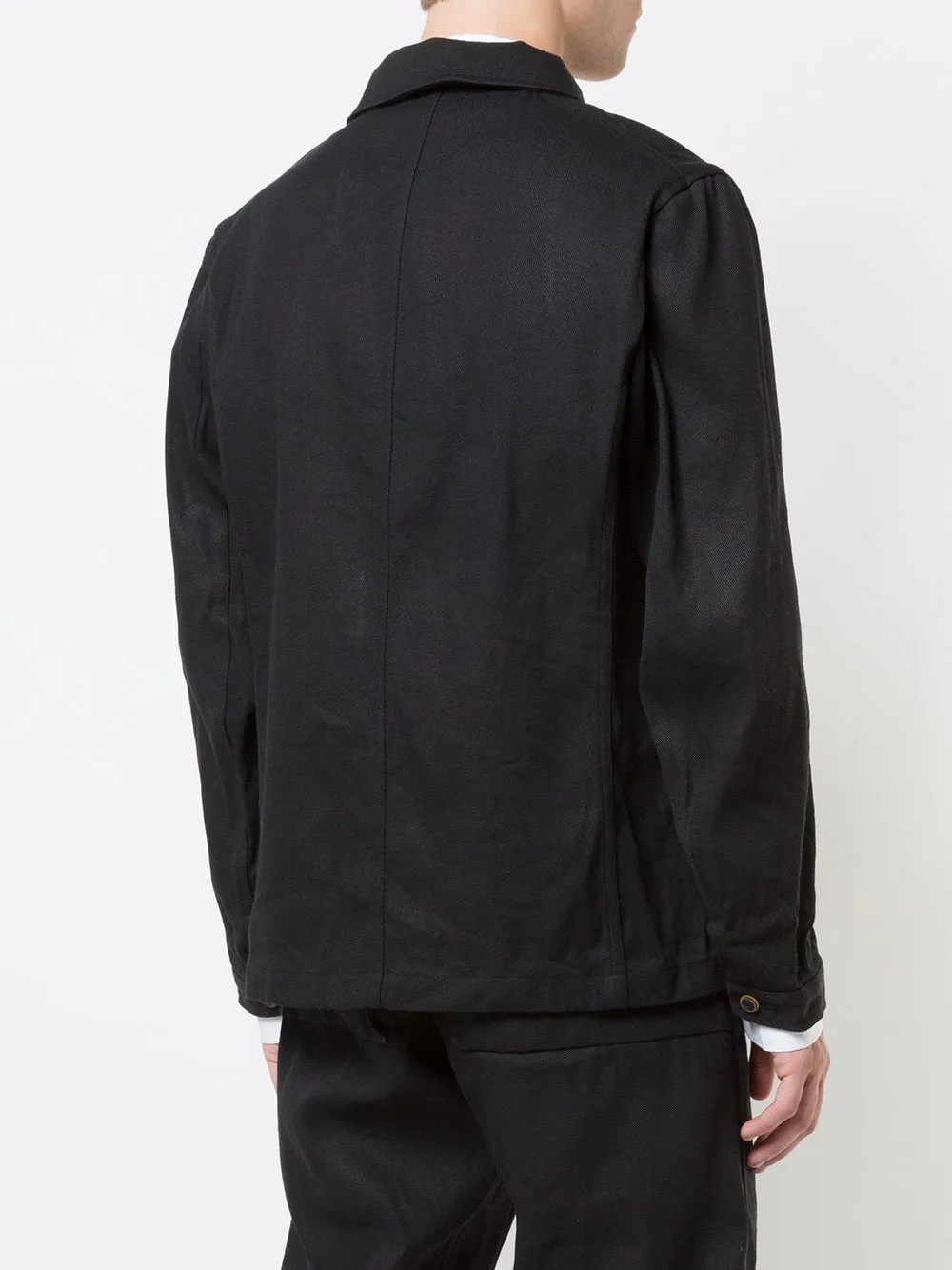 Woven Button Down Jacket